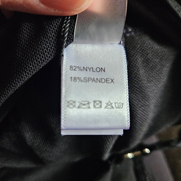 Womens Elegant Halter-Style Black Mesh One-Piece Swimsuit Size L Beach Vacation - Picture 10 of 10